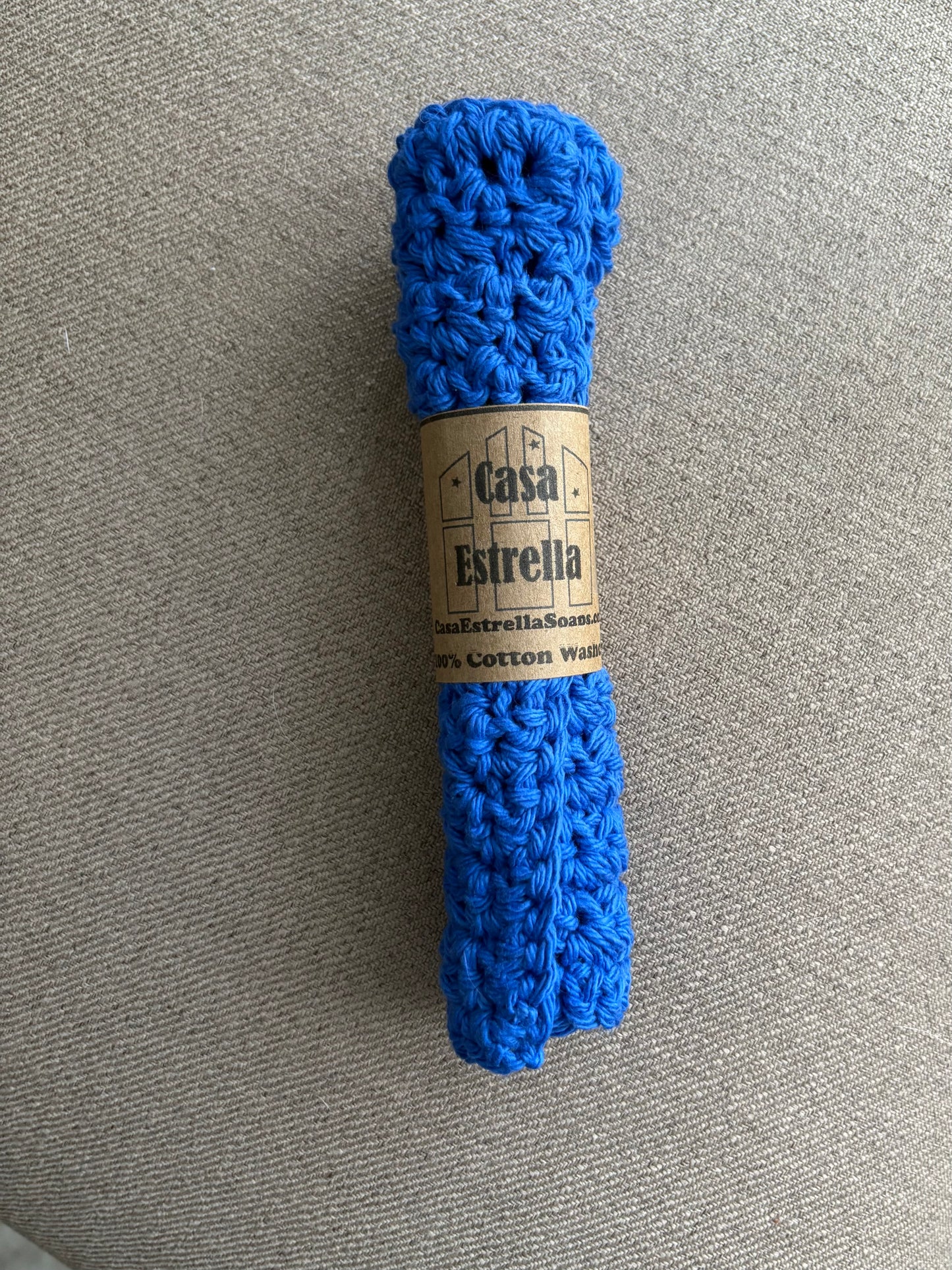 Handmade Crocheted Cotton Washcloths