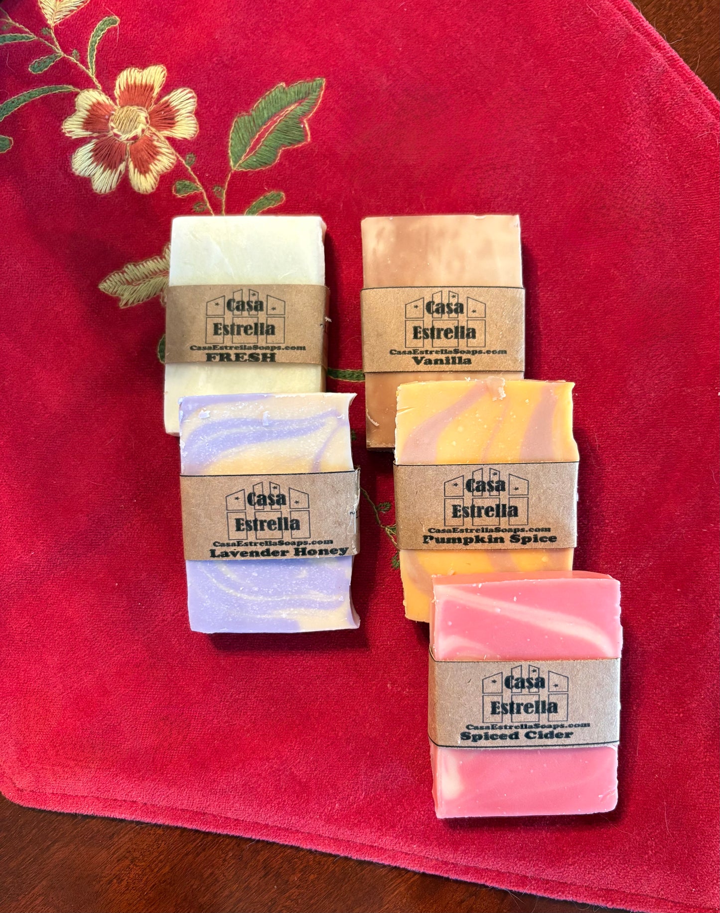 Set of 3 Guest Soaps - Mix and Match Scents