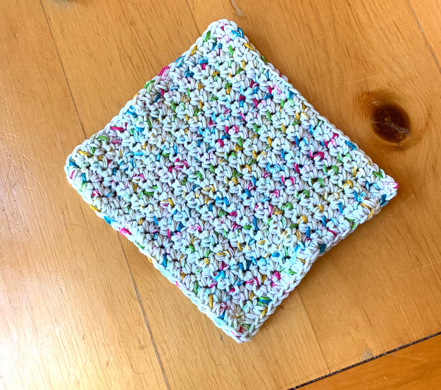 Handmade Crocheted Cotton Washcloths