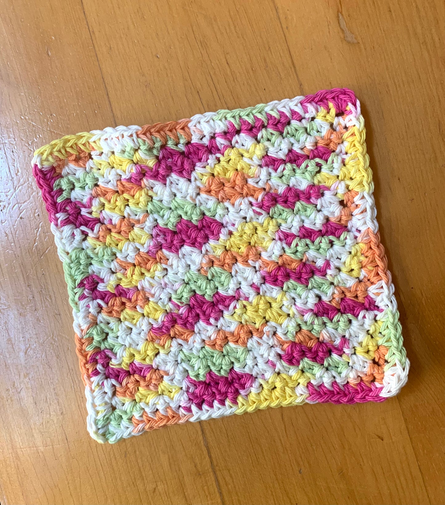 Handmade Crocheted Cotton Washcloths