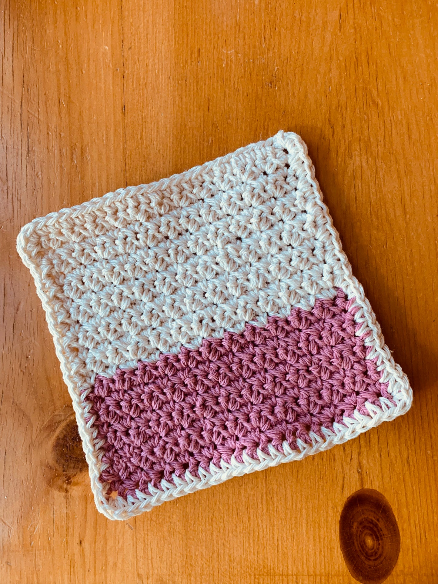 Handmade Crocheted Cotton Washcloths