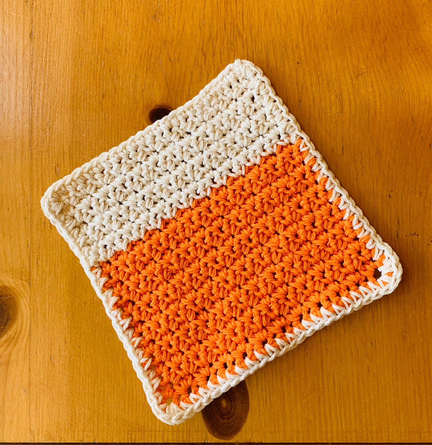 Handmade Crocheted Cotton Washcloths